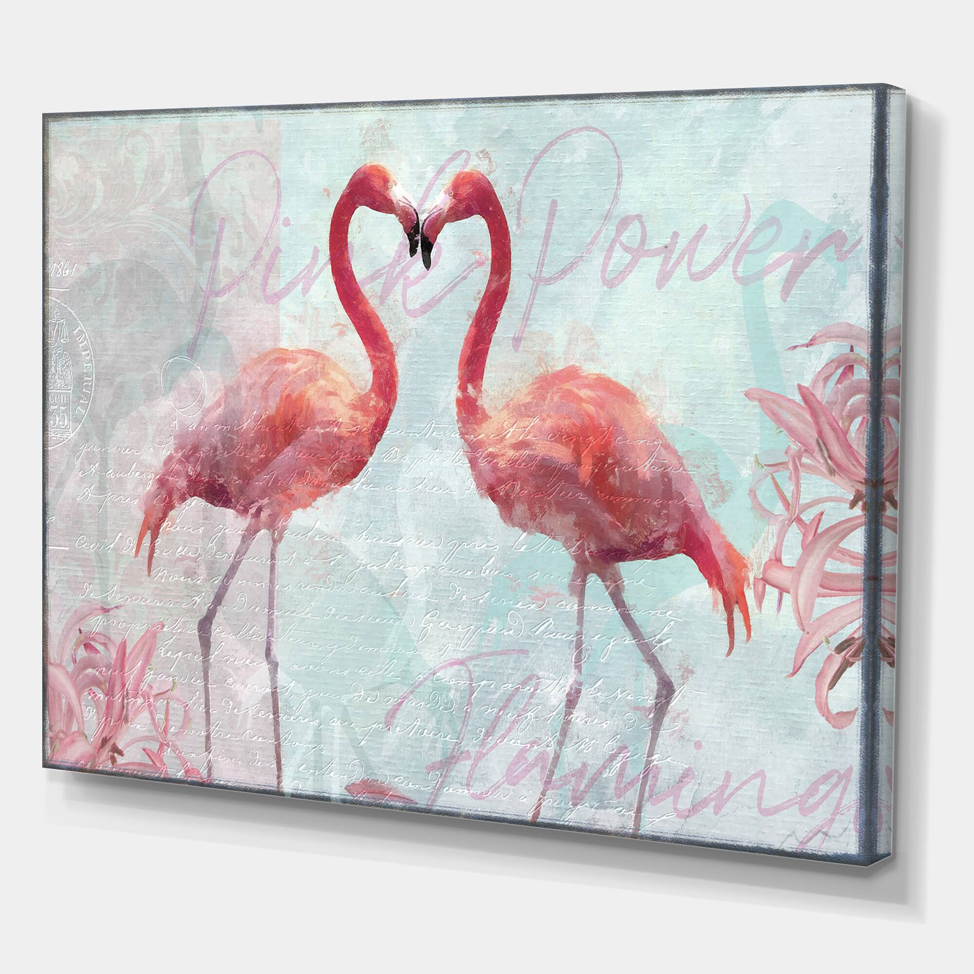 Designart - Flamingo Power